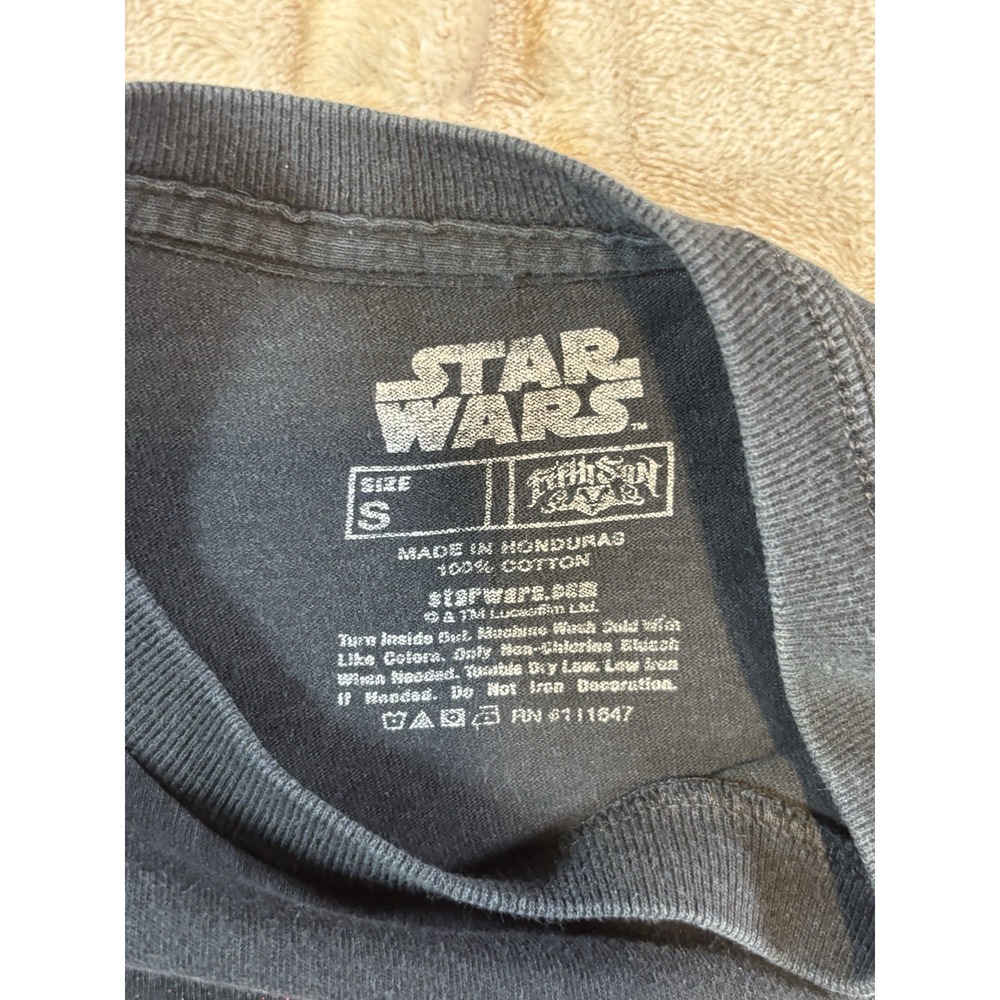 Fifth Sun Star Wars Darth Vader Vs Luke Skywalker Fight Black T-Shirt Mens Small - Picture 8 of 8